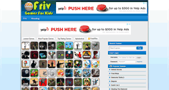 Desktop Screenshot of frivgamesforkids.com