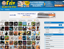 Tablet Screenshot of frivgamesforkids.com